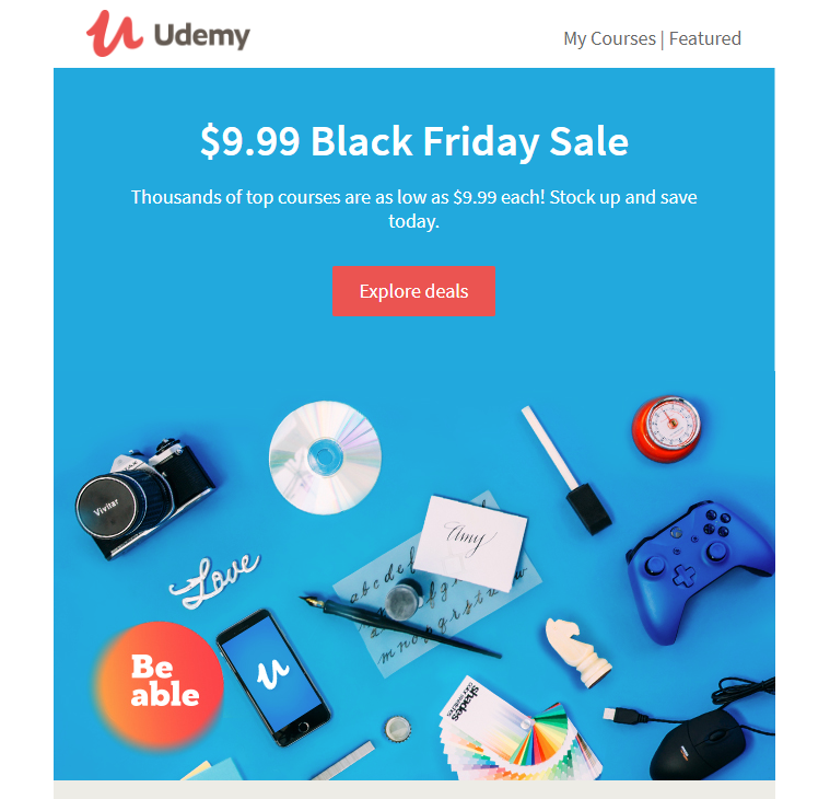 Show Your Black Friday Offers First in Email Headline